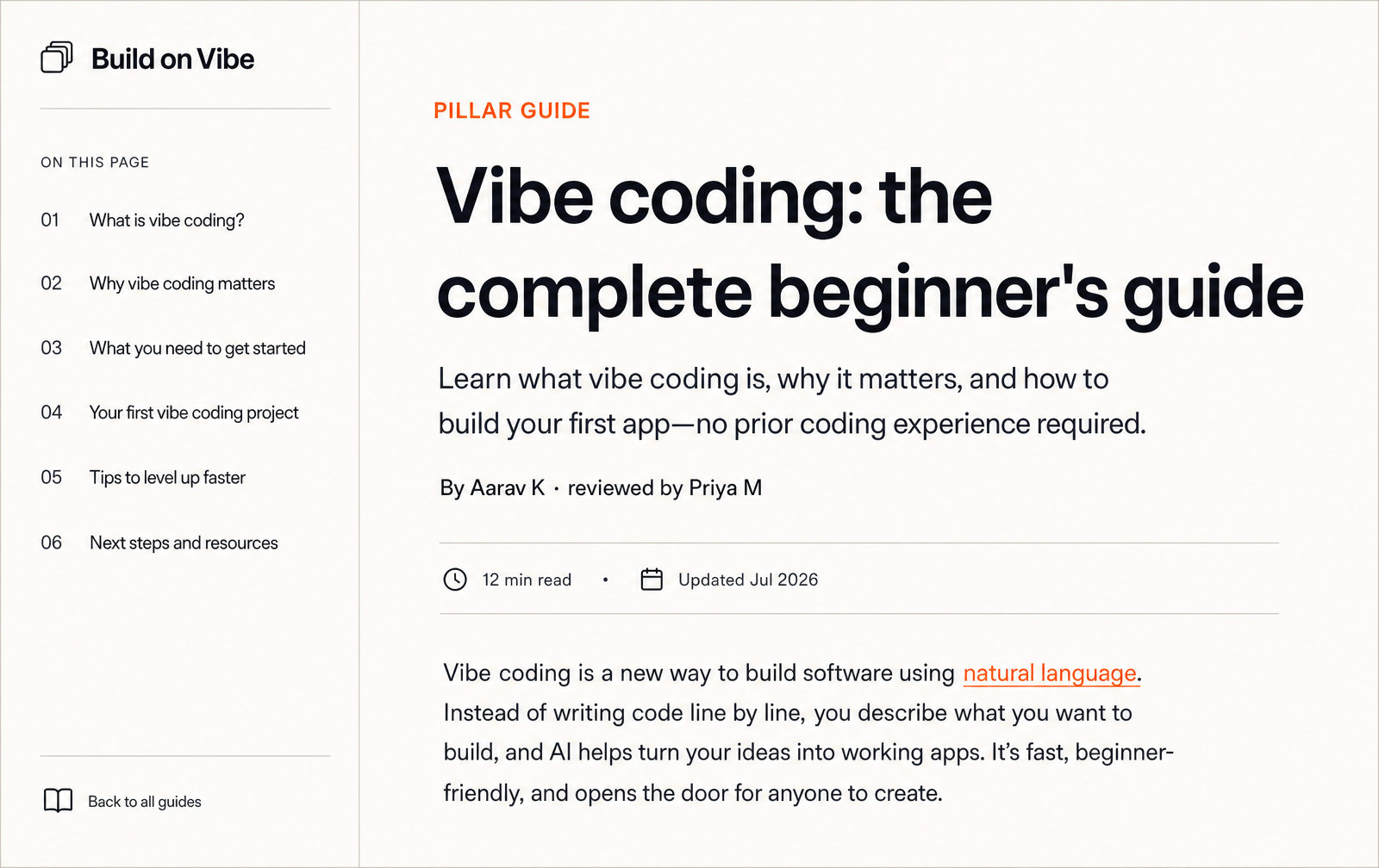 The Vibe Coding Playbook
